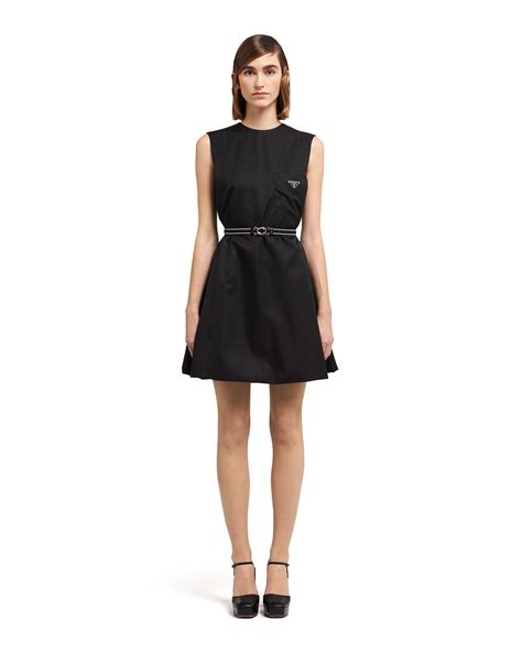 prada nylon dress black